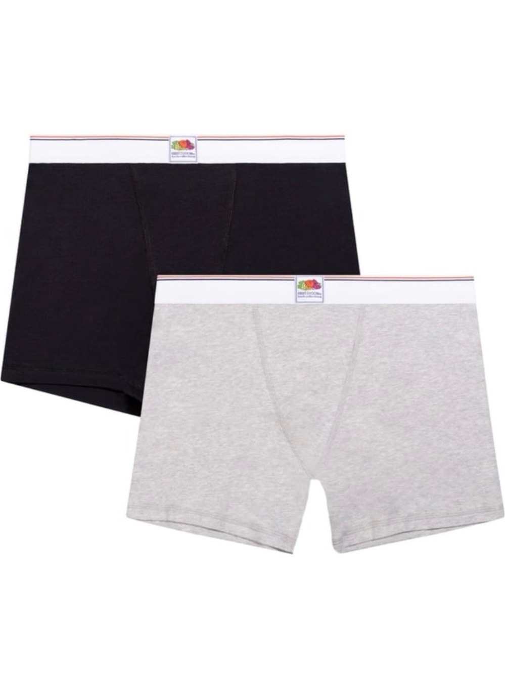 fresh collection by Fruit of the Loom Women's Cotton Boxer Brief 2-pack Size L
